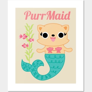 PurrMaid Posters and Art